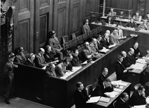 The defendants indock at the RuSHA Trial